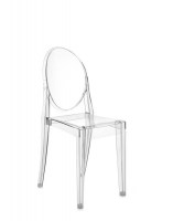 Victoria Ghost chair in transparent B4 Crystal